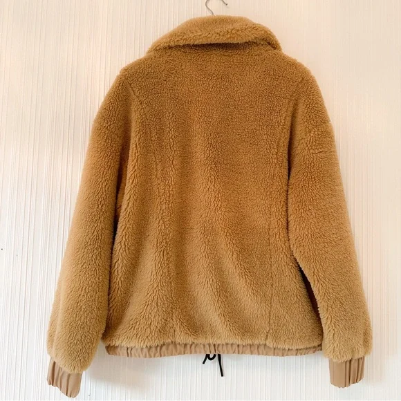 VARLEY Appleton Half-Zip Pullover Sherpa/Fleece/Mustard Gold/ Tan - Picture 7 of 11